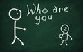 Who are you? Royalty Free Stock Photo