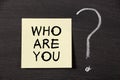 Who Are You ? Royalty Free Stock Photo