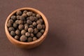 Whole Allspice in a Bowl Royalty Free Stock Photo