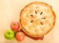 Whole Apple Pie Royalty Free Stock Photo