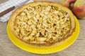 Whole apple pie Royalty Free Stock Photo
