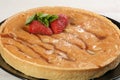 Whole Bakewell Pudding Royalty Free Stock Photo