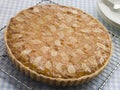 Whole Bakewell Tart Royalty Free Stock Photo