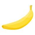 Whole banana icon, isometric style