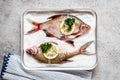 Whole Bream To Be Baked in Salt