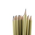 Whole and broken pencils Royalty Free Stock Photo