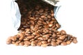 Whole coffee beans Royalty Free Stock Photo