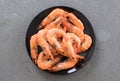 Whole Cooked Tiger Prawn Royalty Free Stock Photo