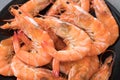 Whole Cooked Tiger Prawn Royalty Free Stock Photo