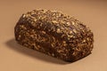 Whole dark bread with seeds
