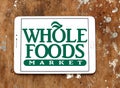 Whole Foods Market logo Royalty Free Stock Photo