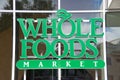 Whole Foods Market store front sign Royalty Free Stock Photo