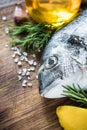 Whole fresh fish Royalty Free Stock Photo