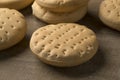 Whole hardtack as snack