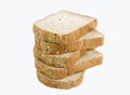 Whole grain bread slices Royalty Free Stock Photo