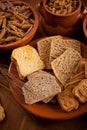 Whole grain carbohydrates Royalty Free Stock Photo