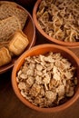 Whole grain carbohydrates Royalty Free Stock Photo