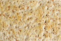 Whole grain cracker. Closeup. Royalty Free Stock Photo