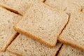 Whole Grain Healthy Sandwich Bread Texture Background Top View, Pattern of Brown Organic Cereal Bread Royalty Free Stock Photo