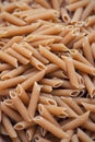 Whole grain pasta Royalty Free Stock Photo