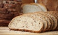 Whole grain Sliced bread Royalty Free Stock Photo