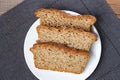 Whole grain or whole wheat bread Royalty Free Stock Photo