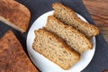 Whole grain or whole wheat bread Royalty Free Stock Photo