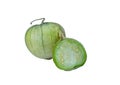 whole green tomatillos isolated on white Royalty Free Stock Photo