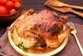 Whole grilled chicken