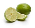 Lime Isolated on White Background