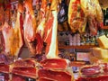 Whole Hams, Saint Josep Market, Barcelona