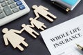 Whole life insurance application form