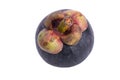 A whole mangosteen