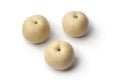 Whole Nashi pears Royalty Free Stock Photo