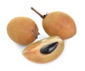 Whole and partial fresh sapodilla