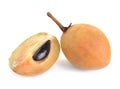 Whole and partial fresh sapodilla