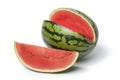 Whole and partial water melon