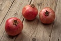 Whole pomegranate fruit