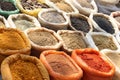 Spices - whole and powdered Royalty Free Stock Photo