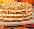 Whole Pumpkin Cake Royalty Free Stock Photo