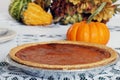 Whole pumpkin pie