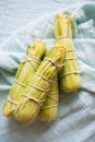 Raw corn prepared for baking Royalty Free Stock Photo