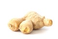 Whole raw ginger root piece Royalty Free Stock Photo