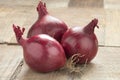 Whole red onions