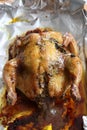 Whole roast chicken