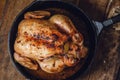 Whole roast chicken Royalty Free Stock Photo