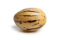 Whole single Pepino fruit Royalty Free Stock Photo