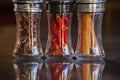 Whole spices in bottles 6495