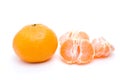 Whole tangerine and some segments