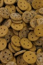 A whole tray of homemade sweet shortbread cookies ready to eat